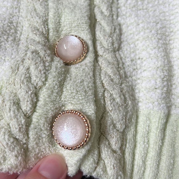 Loveshackfancy TWAIN CROP CARDIGAN and HEIRESS MINI SKIRT set - Picture 7 of 8